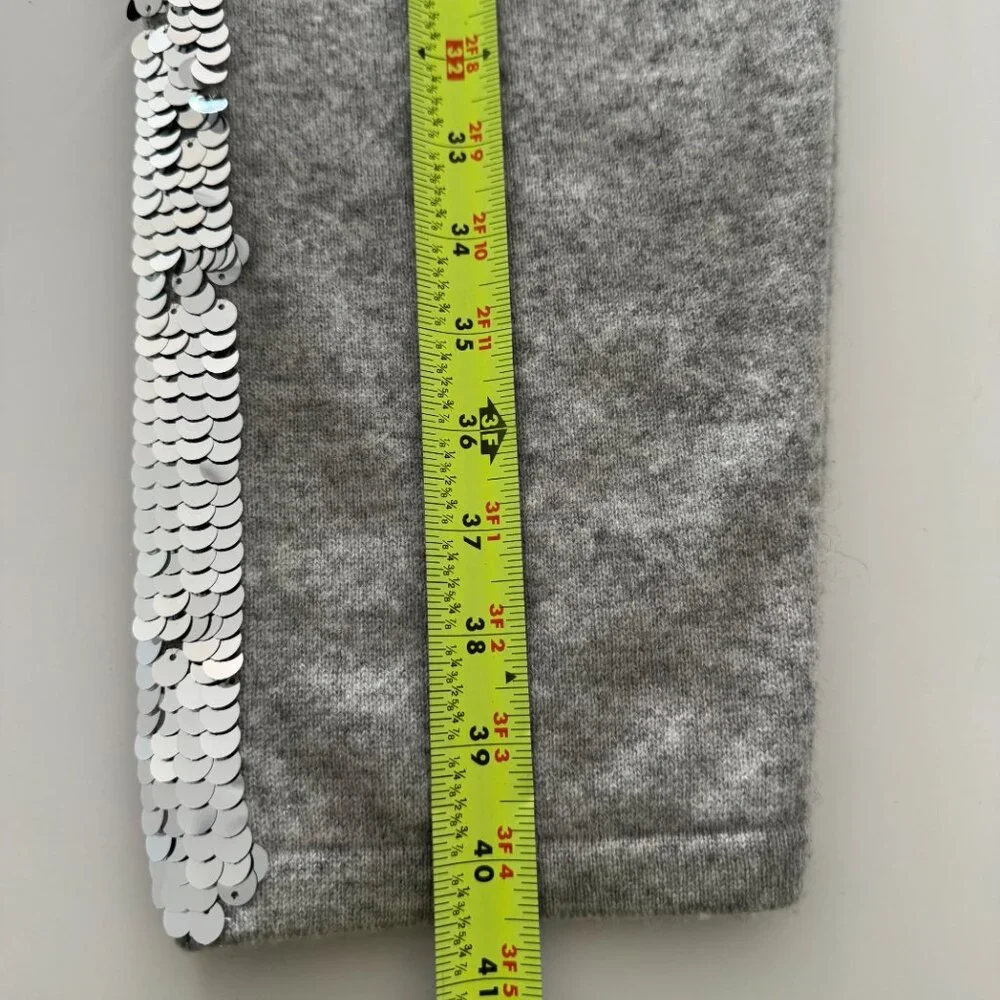 Qi Cashmere Women's Pants-Joggers Sequim sides in Gray, Size S - Picture 13 of 16